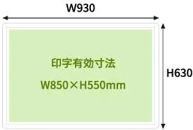 印字有効寸法 W840xH540mm