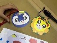 子どもたちが作った交通安全キーホルダー