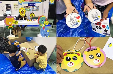 子ども達の作った交通安全キーホルダー